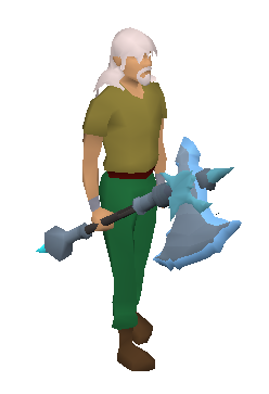 Frost War Axe Equipped.png