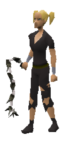 Abyssal Whip (white) Equiped.png